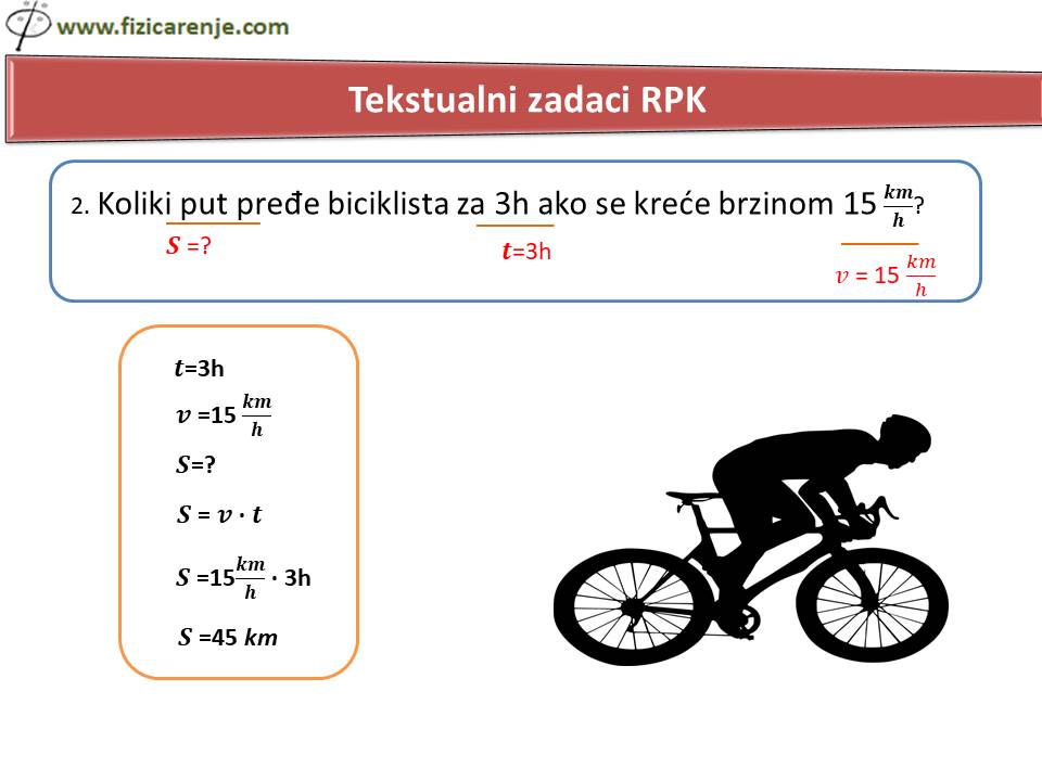 mehaničko kretanje zadaci