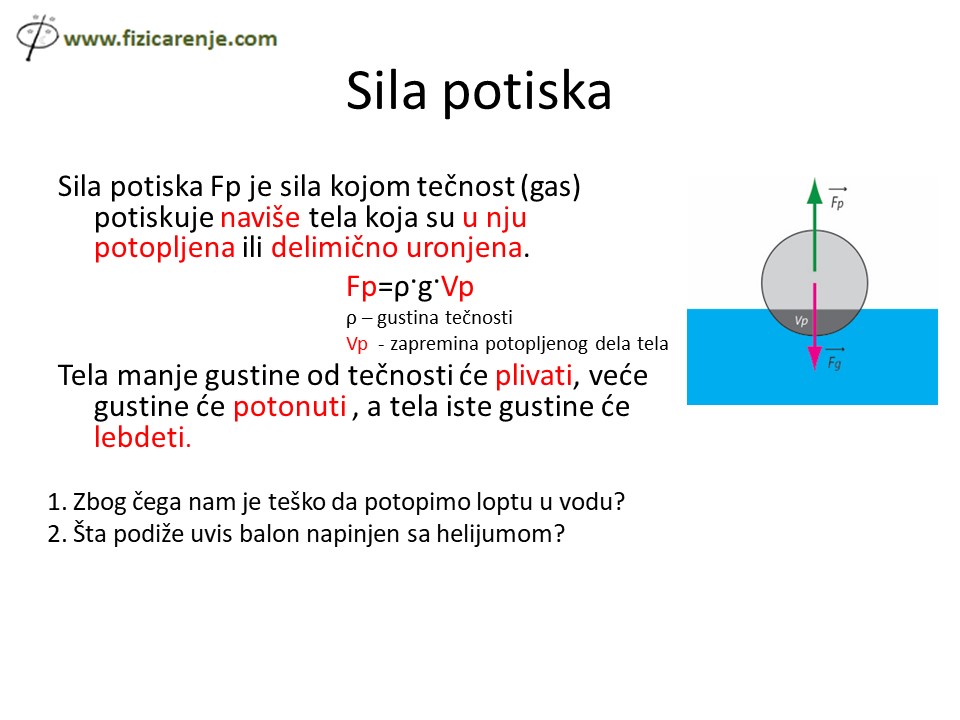 sila pripremna nastava