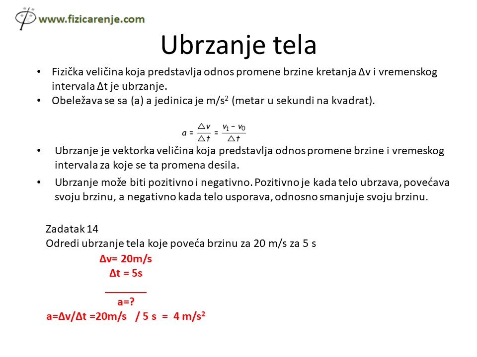 kretanje pripremna nastava