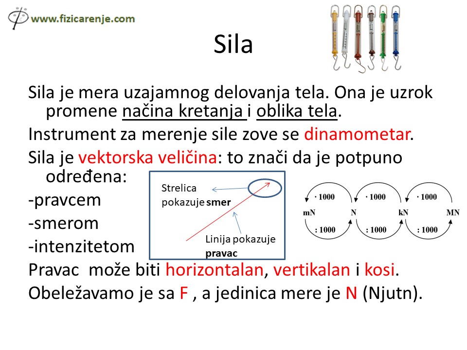 sila pripremna nastava