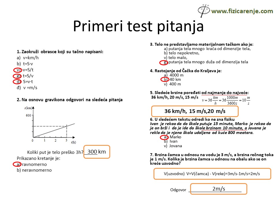 kretanje pripremna nastava