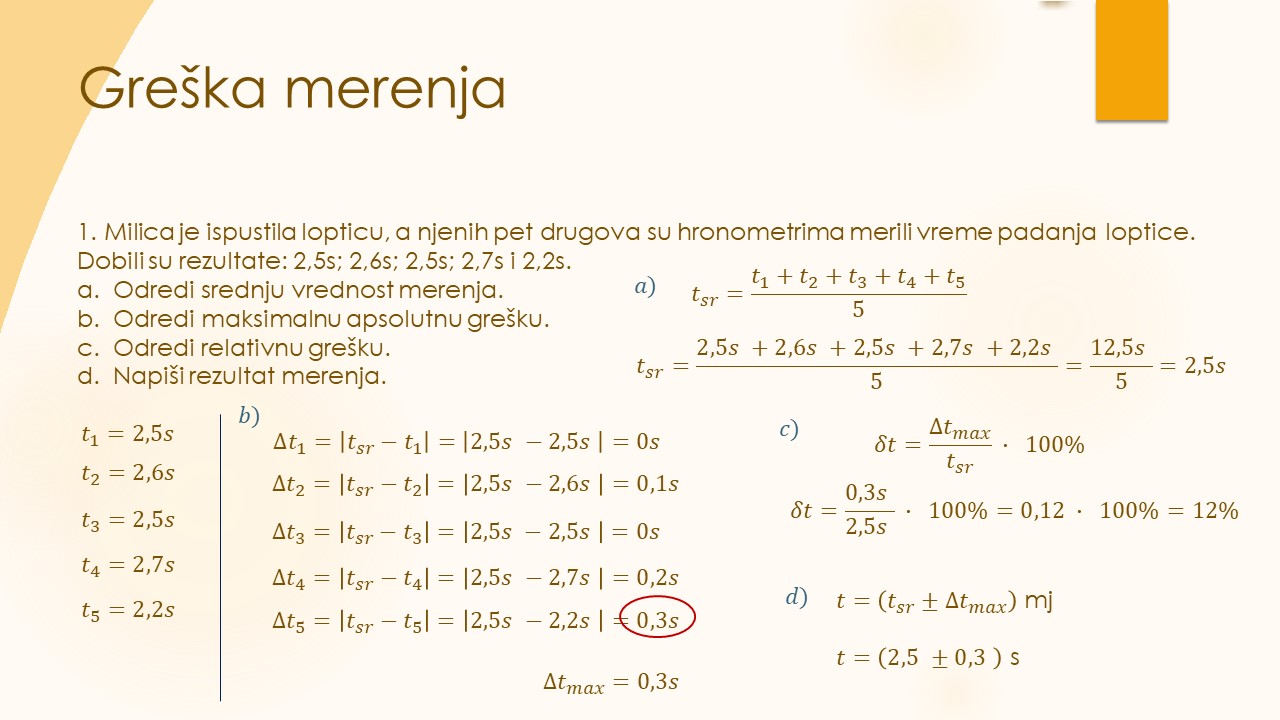 Greska-merenja