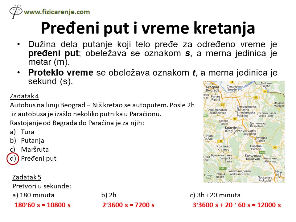 kretanje pripremna nastava