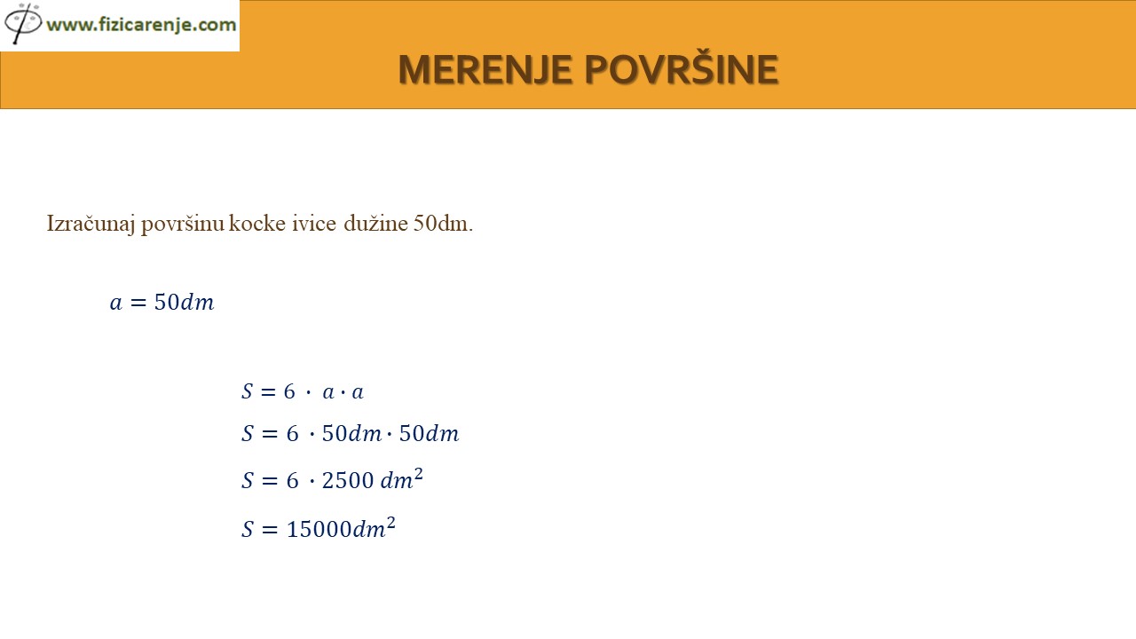 Površina kocke