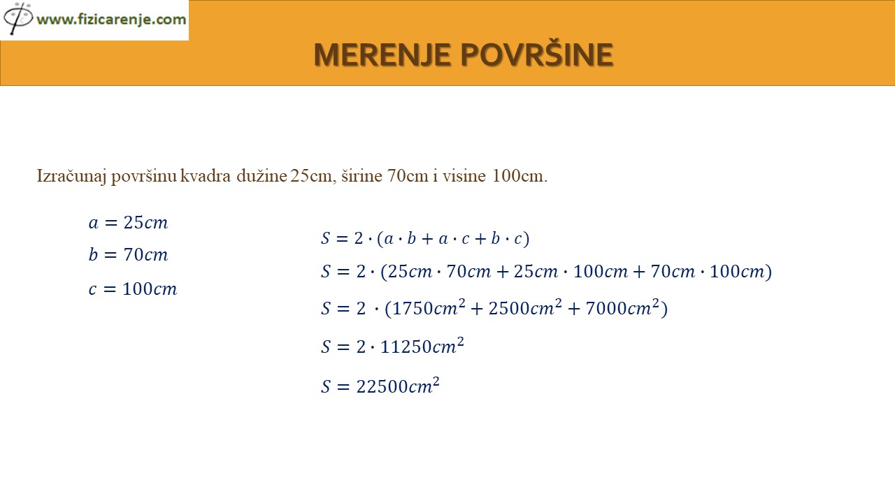 Merenje površine