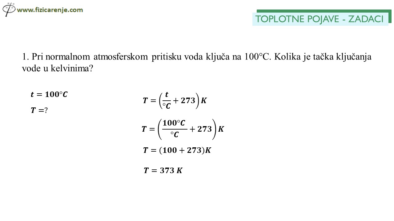 toplotne pojave zadaci